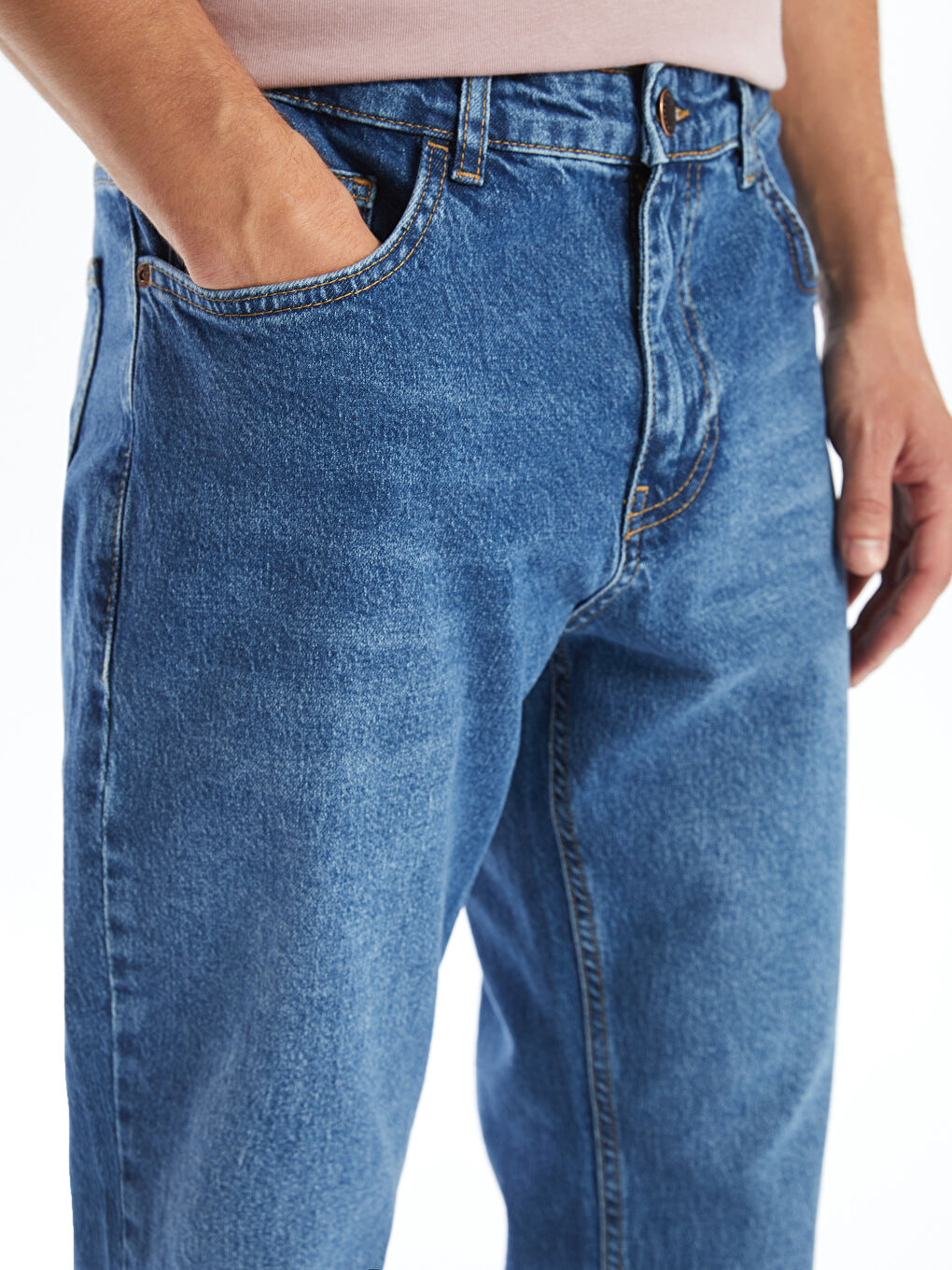 LCW Jeans Orta İndigo Rodeo 720 Dad Fit Erkek Jean Pantolon - 2