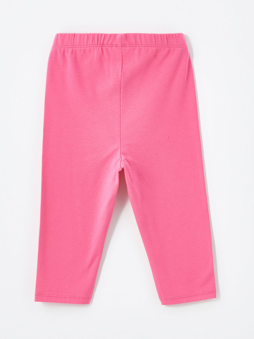 LCW Kids Pembe Beli Lastikli Basic Kız Bebek Tayt - 1