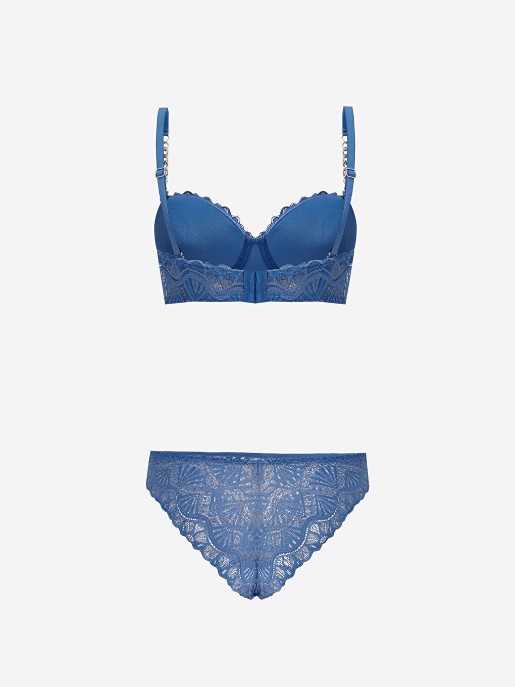 Mavi Mikrofiber İç Giyim Takım-1