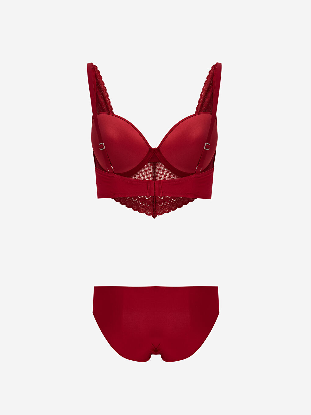 Bordo Büstiyer Takım-1