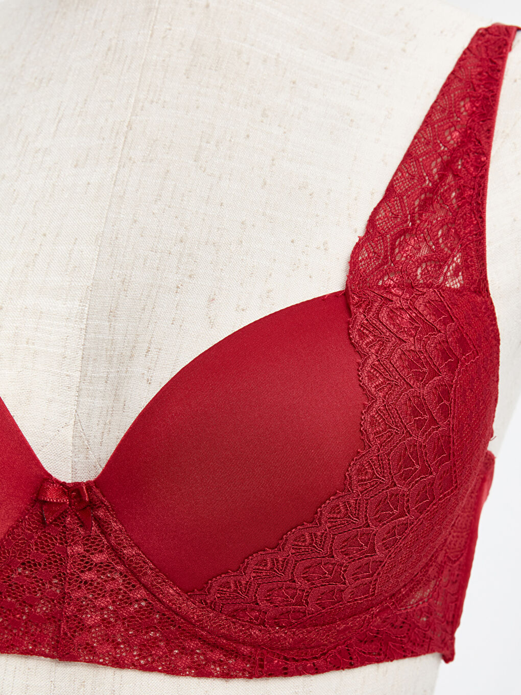 Bordo Büstiyer Takım-2