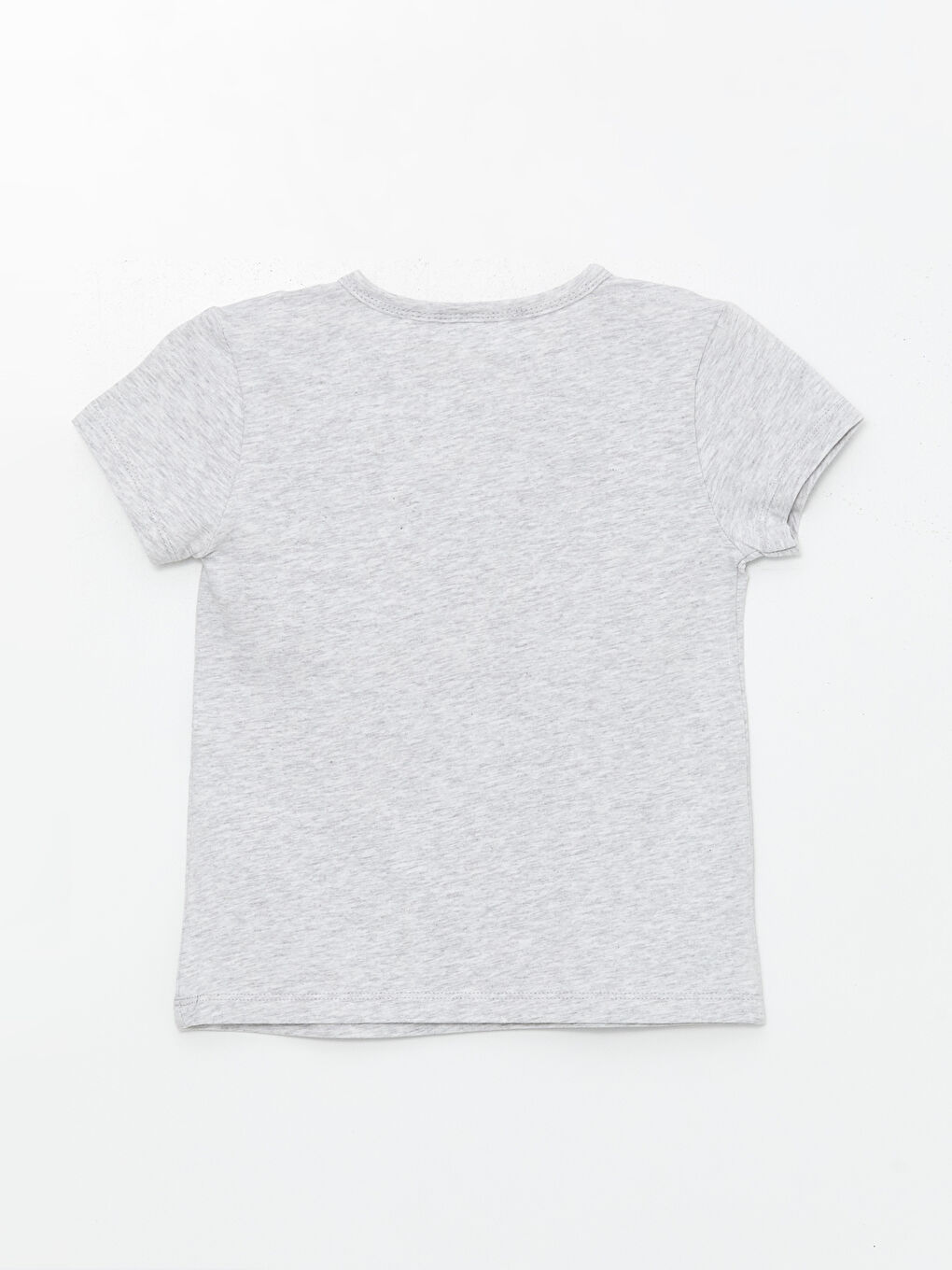 Beyaz Bisiklet Yaka Kısa Kollu Tazmanya Canavarı Baskılı Erkek Bebek Tişört-1