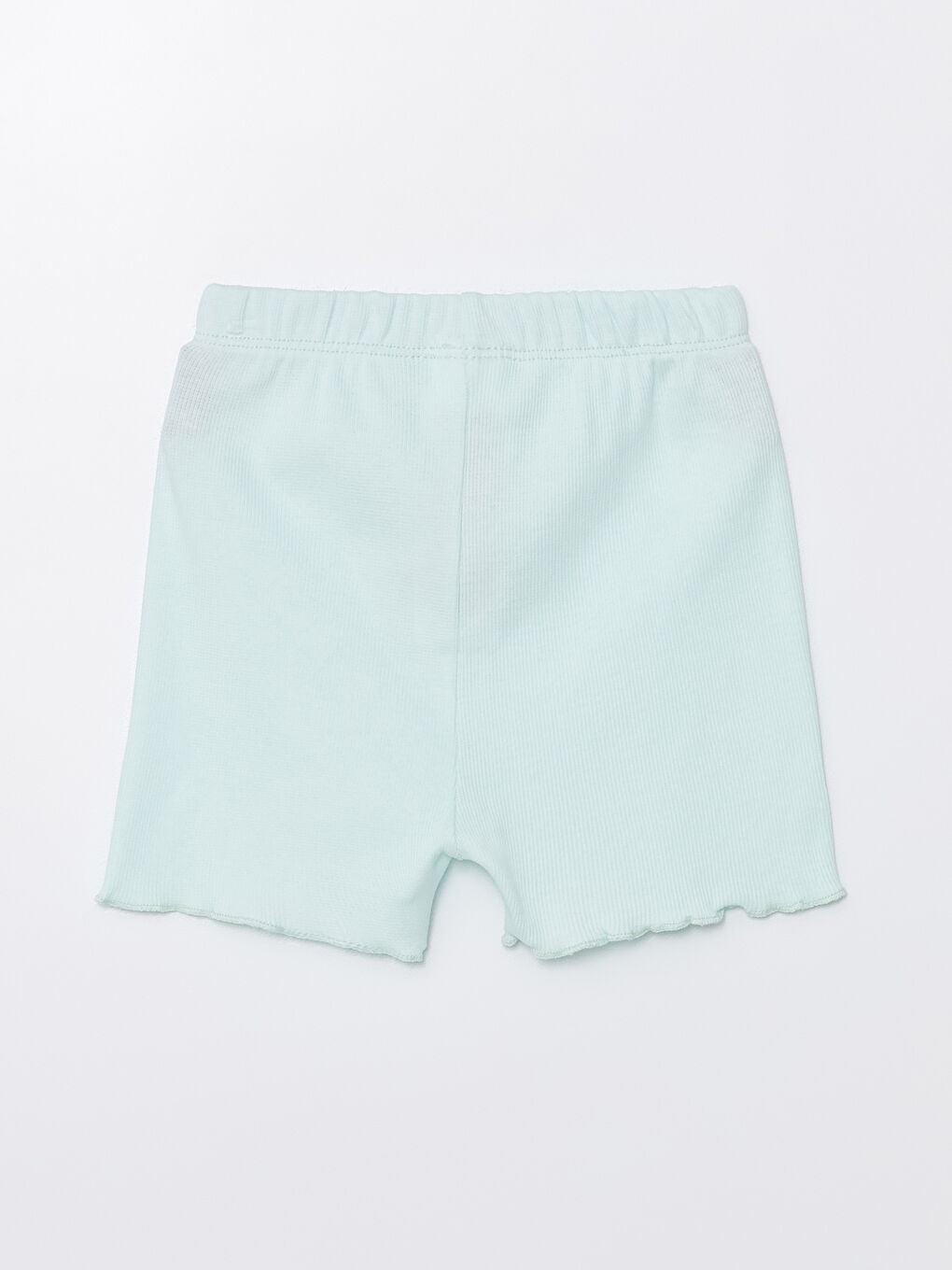 Turkuaz Beli Lastikli Kız Çocuk Pijama Şort