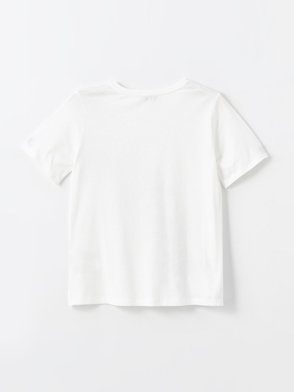 V-Neck Floral Short Sleeve Women's T-Shirt -S4N316Z8-LQK