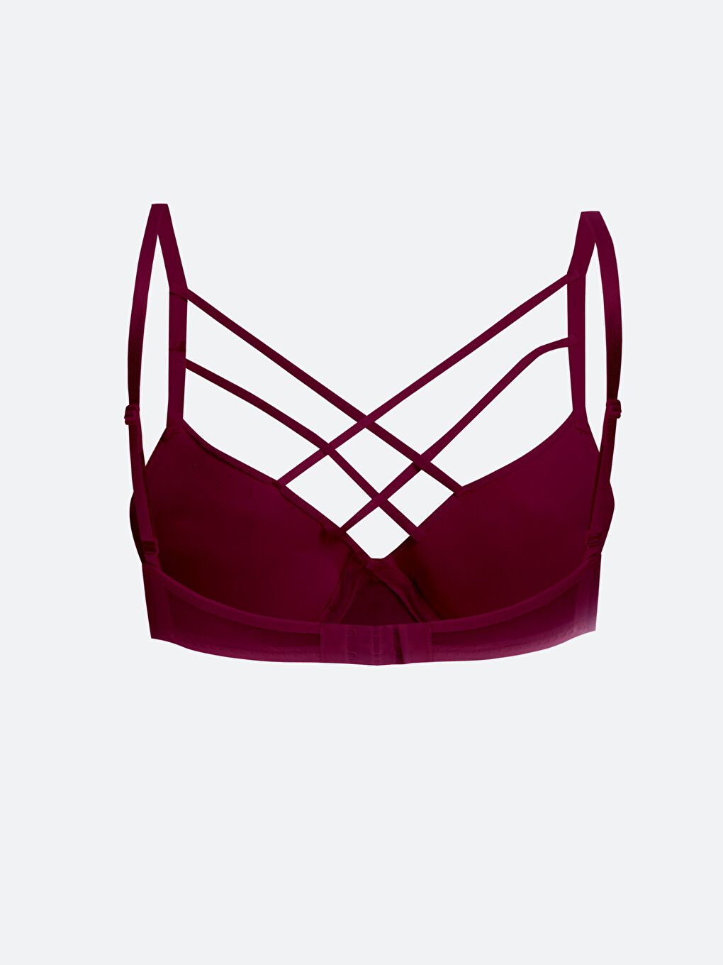 Mor Destekli Çapraz Sütyen-1