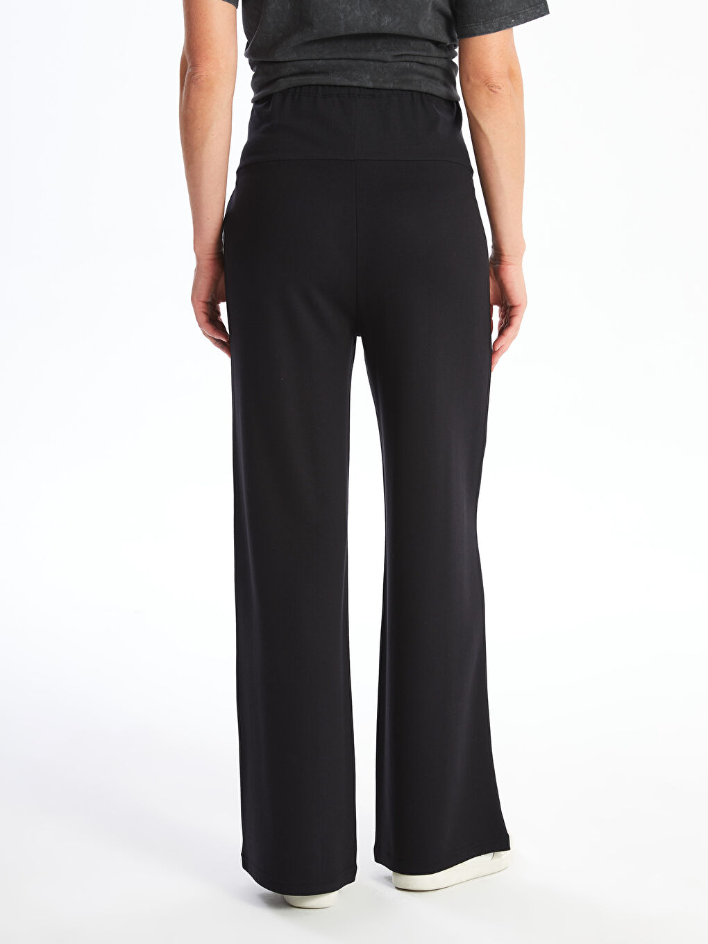 بنطلون رياضي حوامل بخصر مرن فوق البطن-3