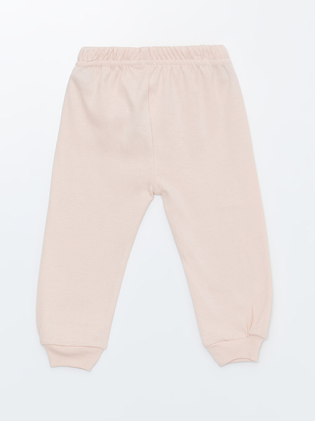 LUGGİ BABY Pembe Beli Lastikli Kız Bebek Pijama Alt 2'li - 4