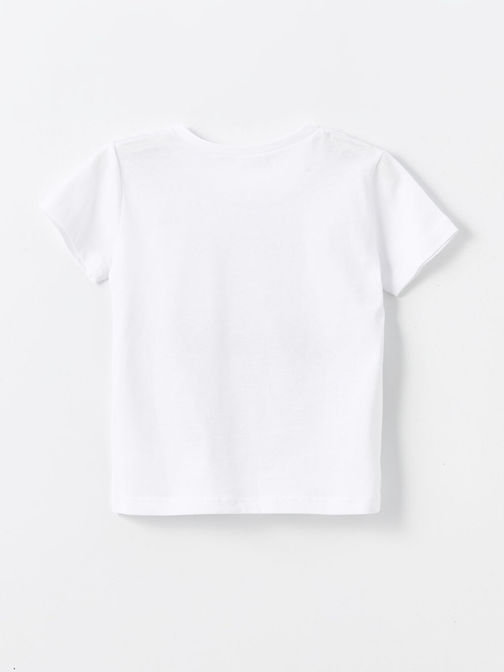 Beyaz Bisiklet Yaka Kısa Kollu Baskılı Erkek Bebek Şortlu Pijama Takımı-2