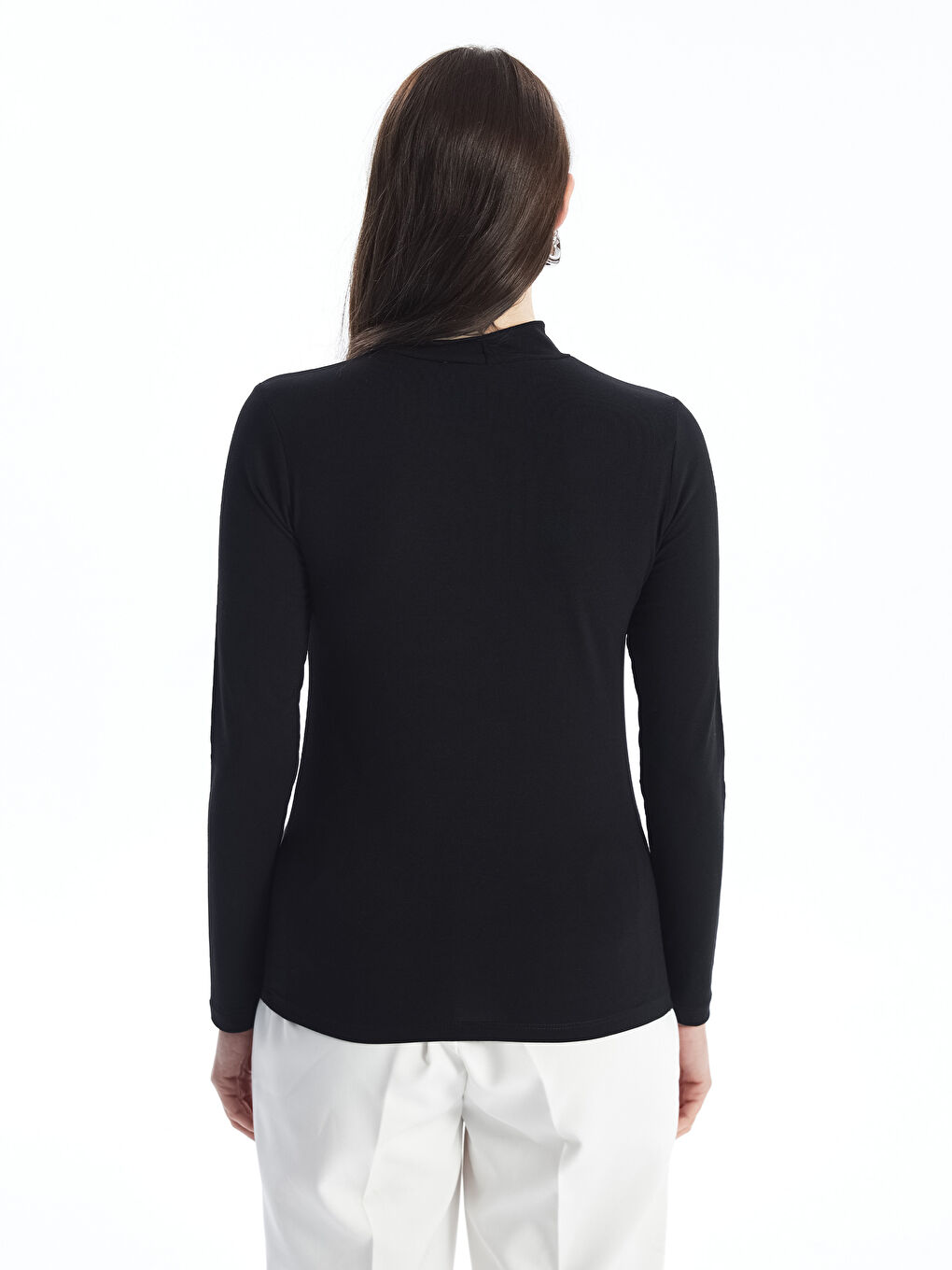 High Collar Straight Long Sleeve Women's Body -S4N691Z8-CVL