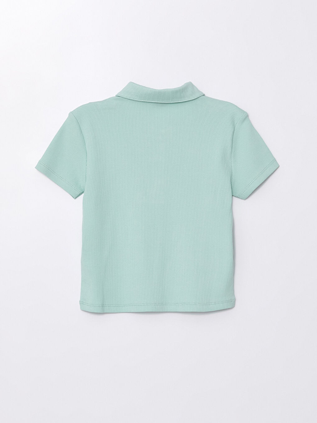 Polo Neck Short Sleeve Girls T-Shirt -S4N900Z4-FX9