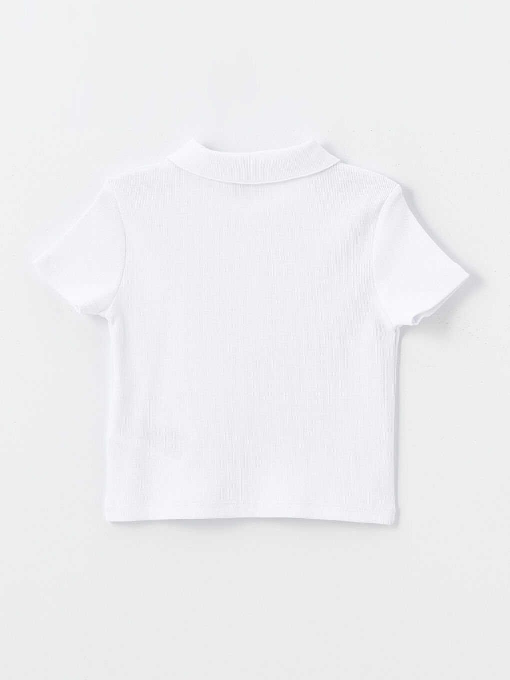 Polo Neck Short Sleeve Girls T-Shirt -S4N900Z4-Q6K