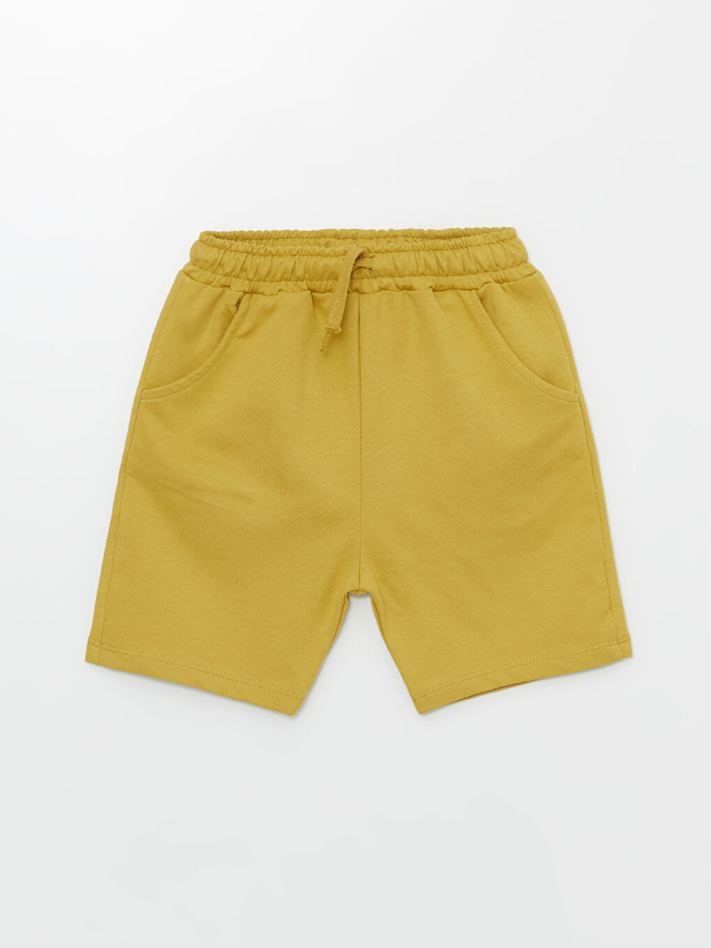 Sarı Beli Lastikli Erkek Çocuk Şort