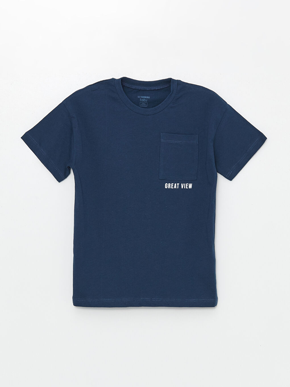 İndigo Bisiklet Yaka Kısa Kollu Baskılı Erkek Bebek Tişört