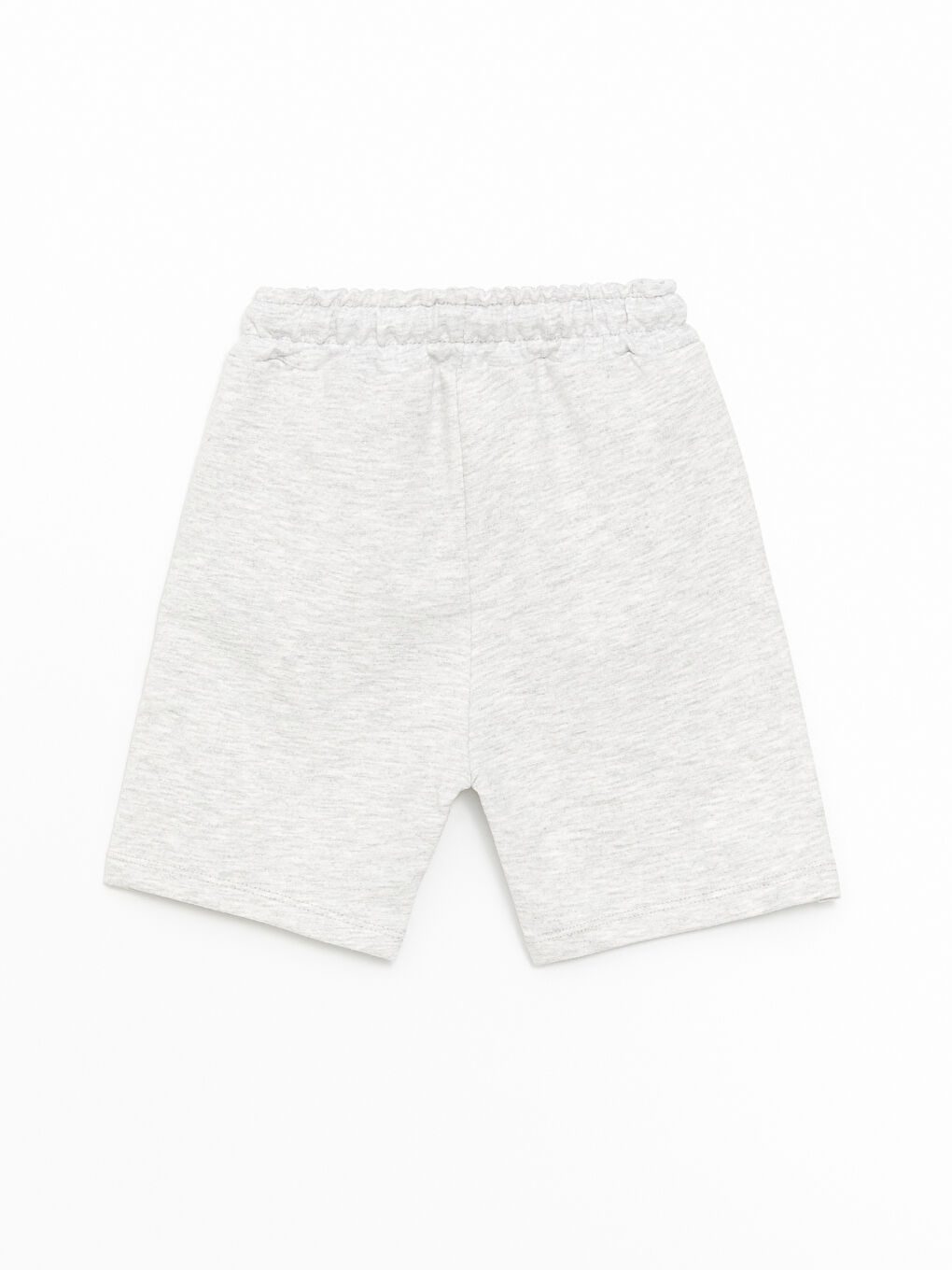 LCW Kids Gri Beli Lastikli Erkek Bebek Şort - 1