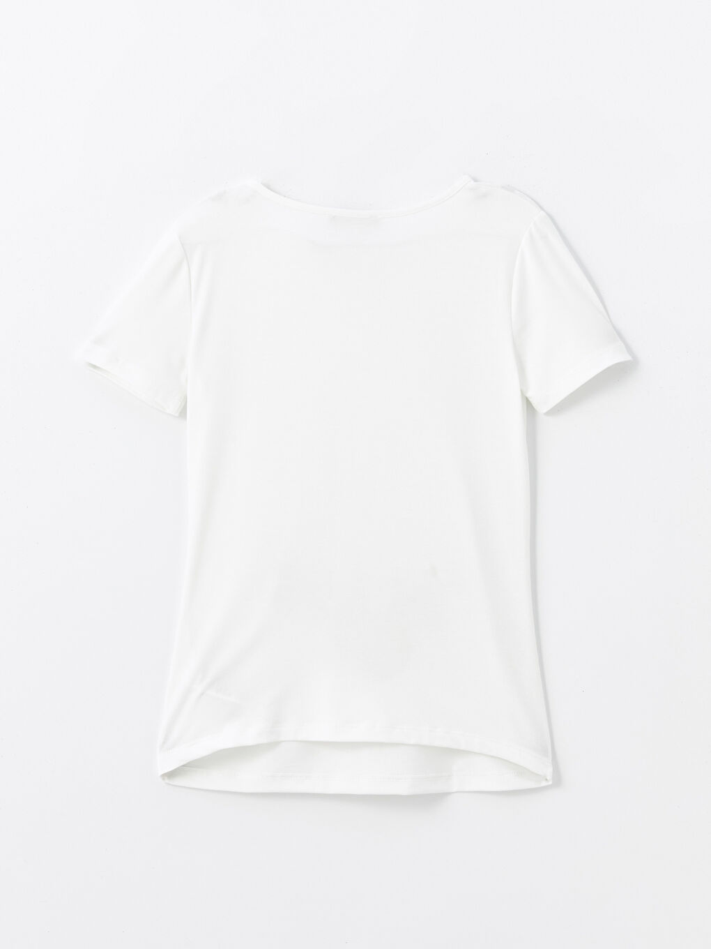 Crew Neck Printed Short Sleeve Maternity T-shirt -S4NE53Z8-FDU