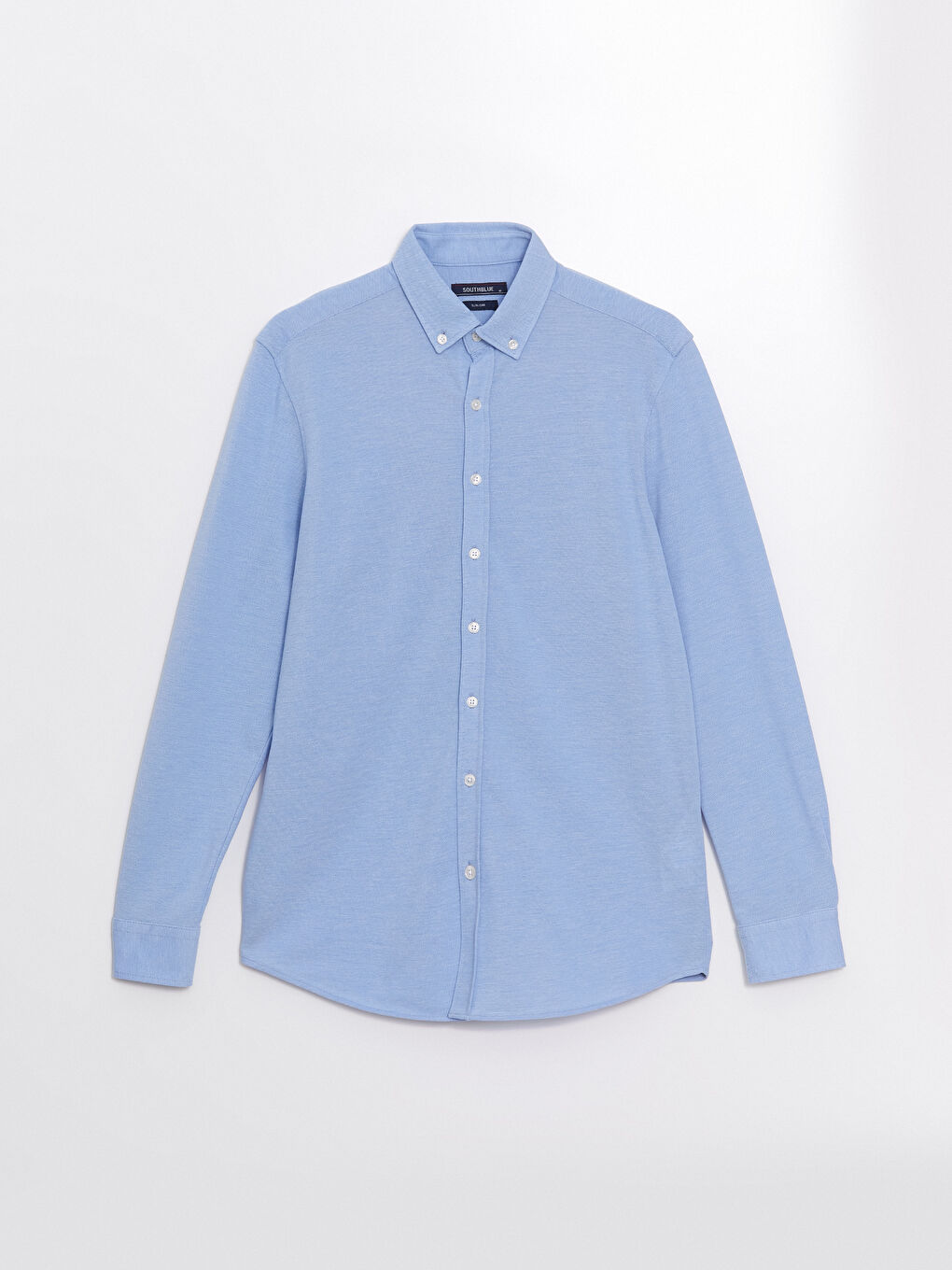 Slim Fit Long Sleeve Oxford Men's Shirt -S4NF19Z8-QKN