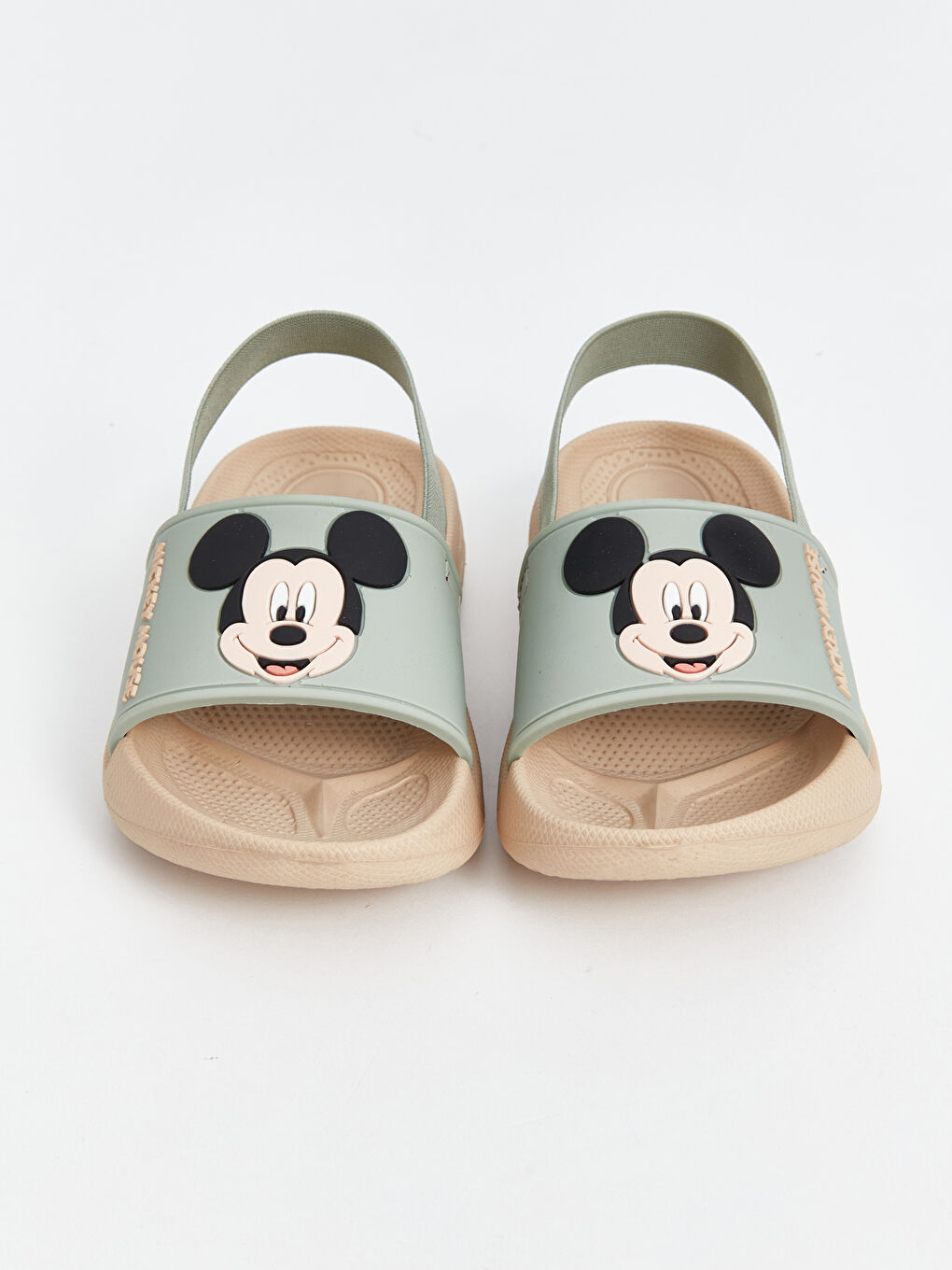 LCW STEPS Mat Yeşil Mickey Mouse Baskılı Erkek Bebek Sandalet - 2