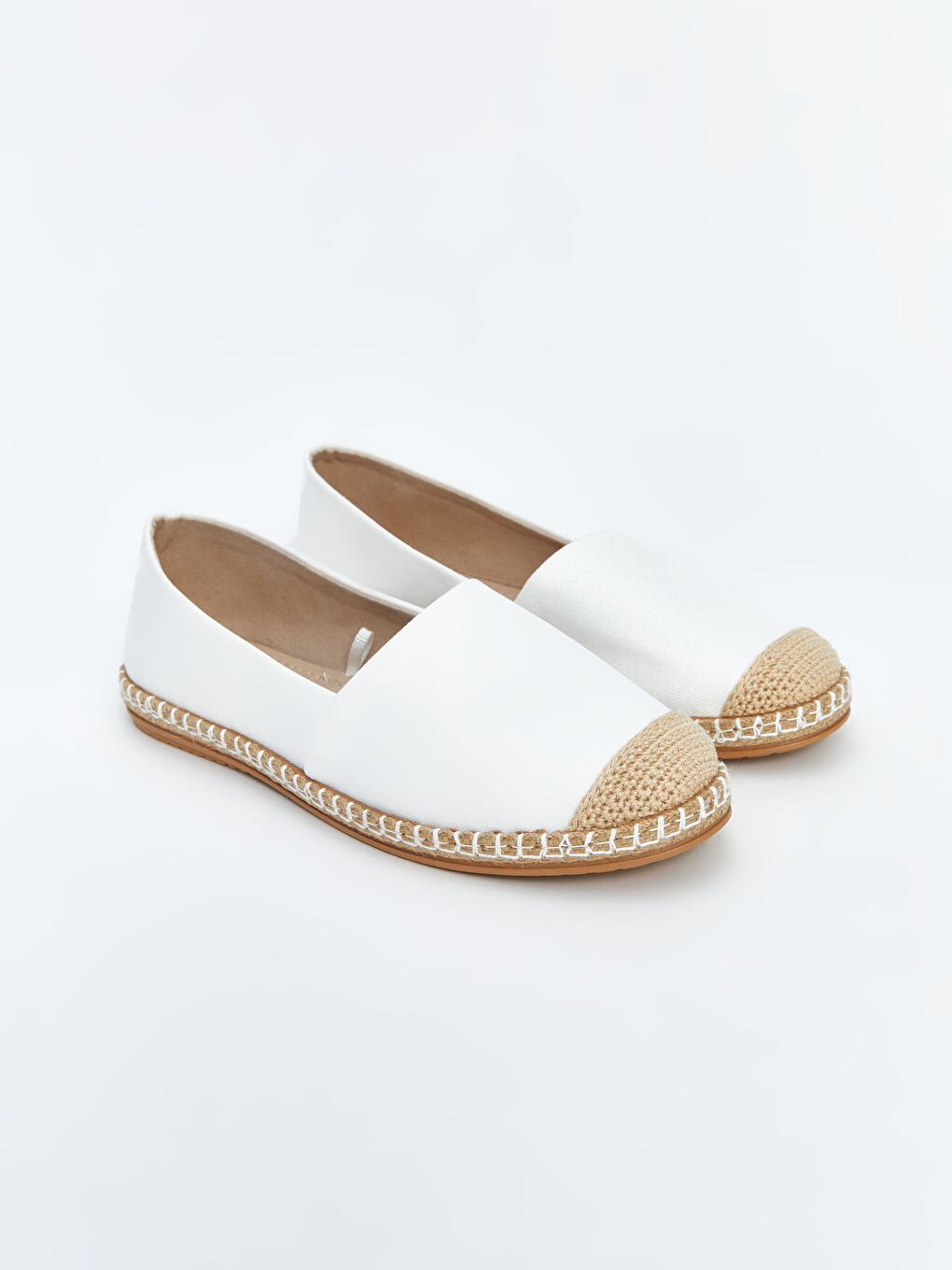 Beyaz Kadın Babet Ayakkabı