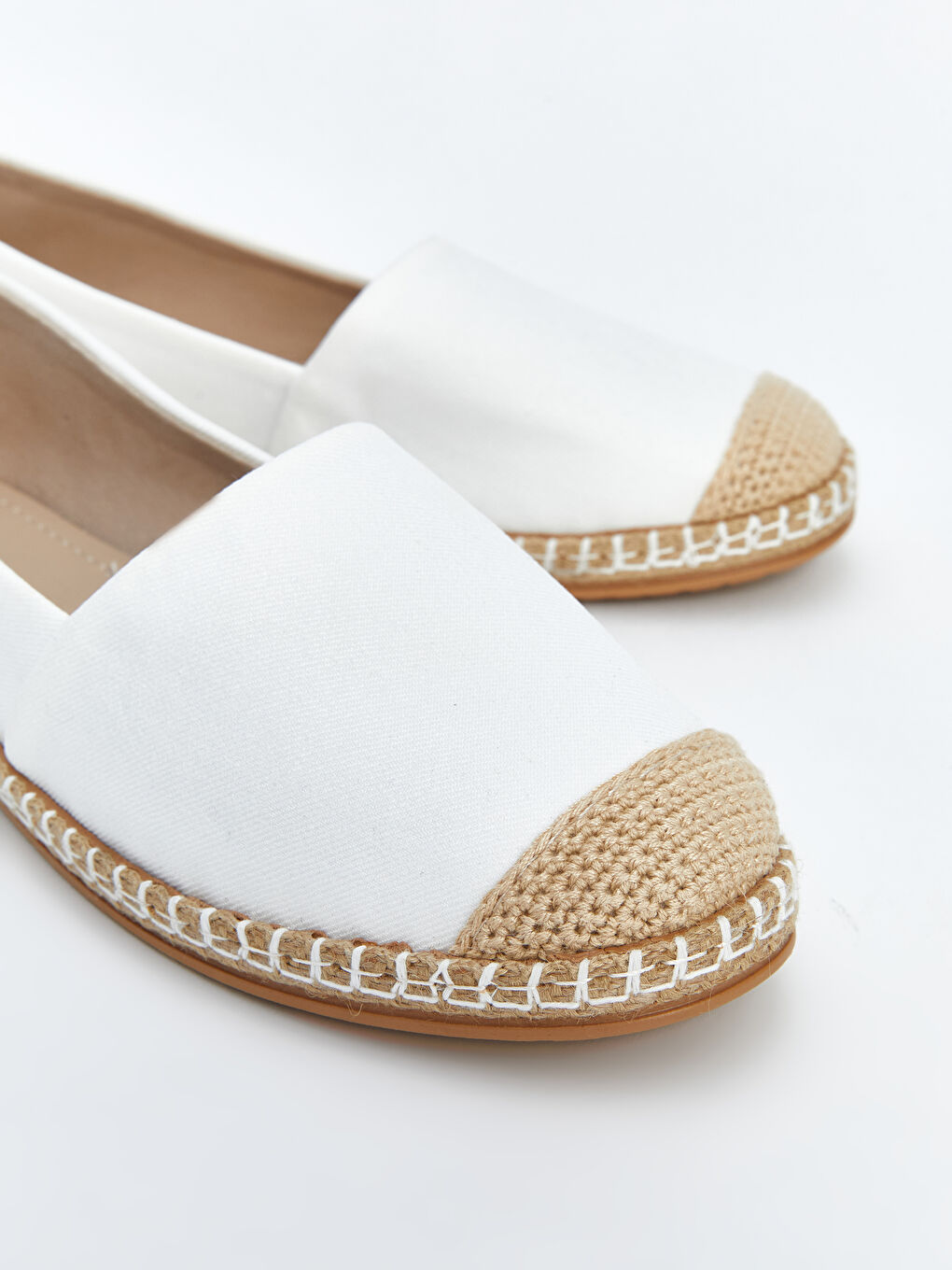 Beyaz Kadın Babet Ayakkabı-2