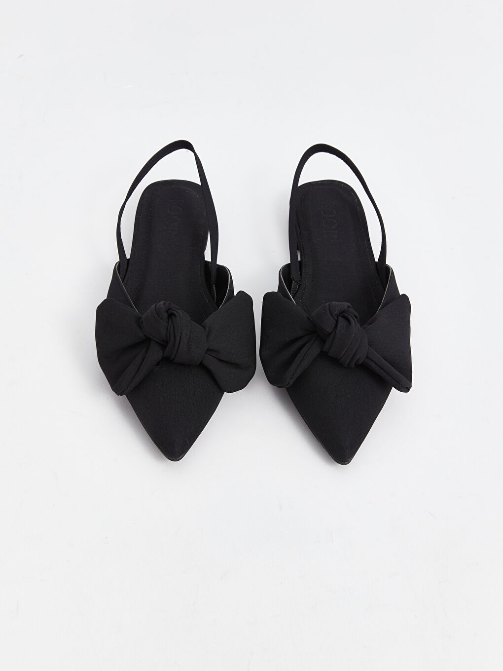 Siyah Fiyonk Detaylı Kadın Babet-2