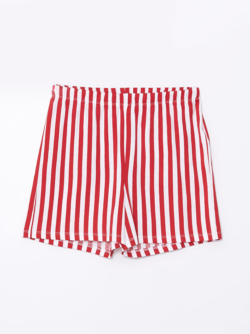 Crew Neck Printed Short Sleeve Women's Short Pyjamas Set-7