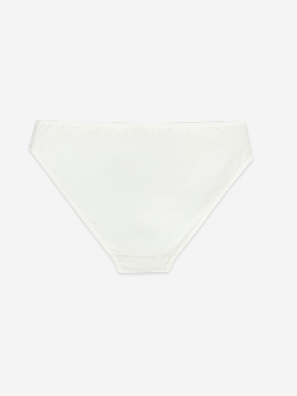 Beyaz Düz Bikini Külot-1