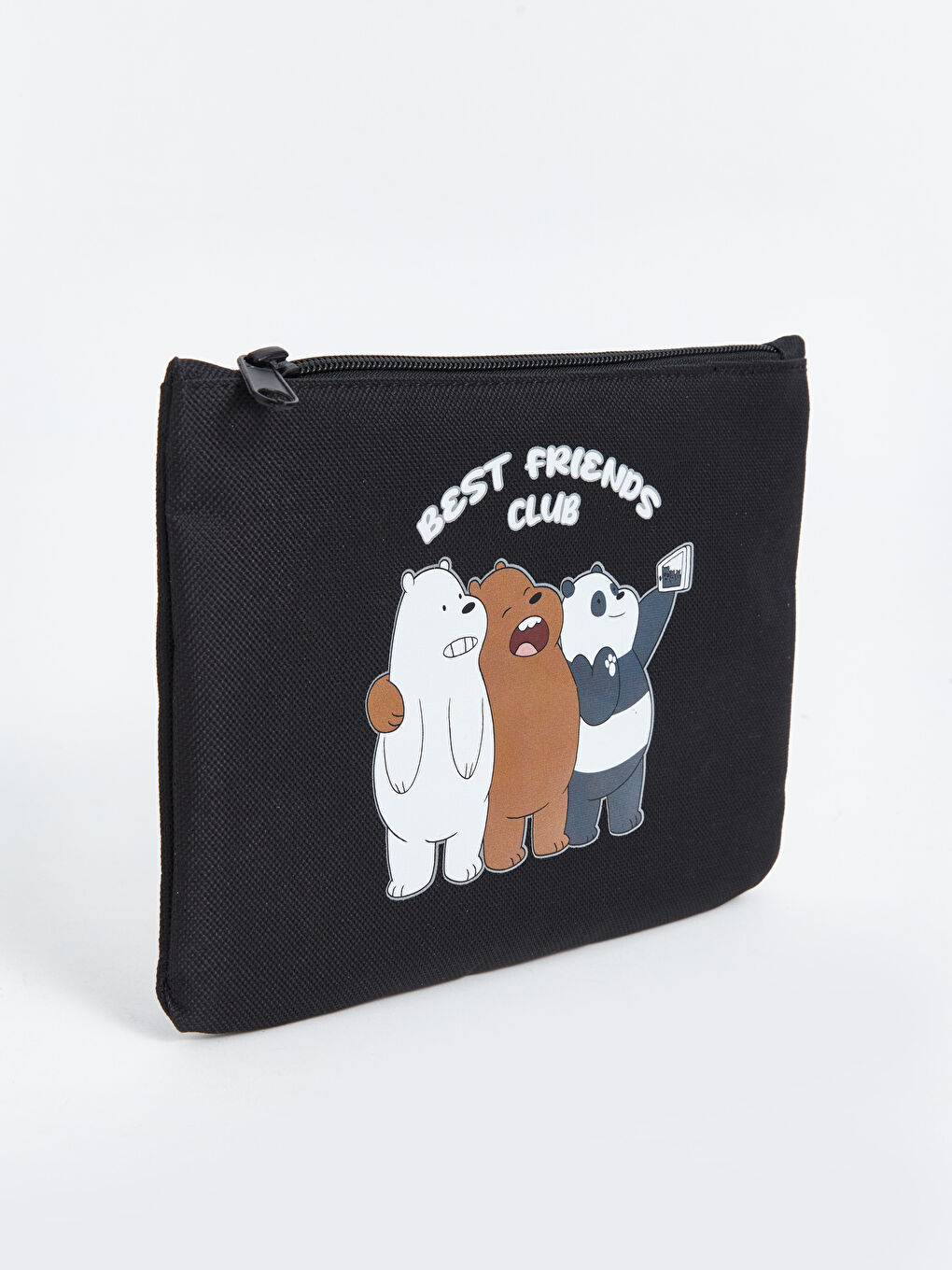 LCW ACCESSORIES Antrasit We Bare Bears Baskılı Kadın Cüzdan - 1