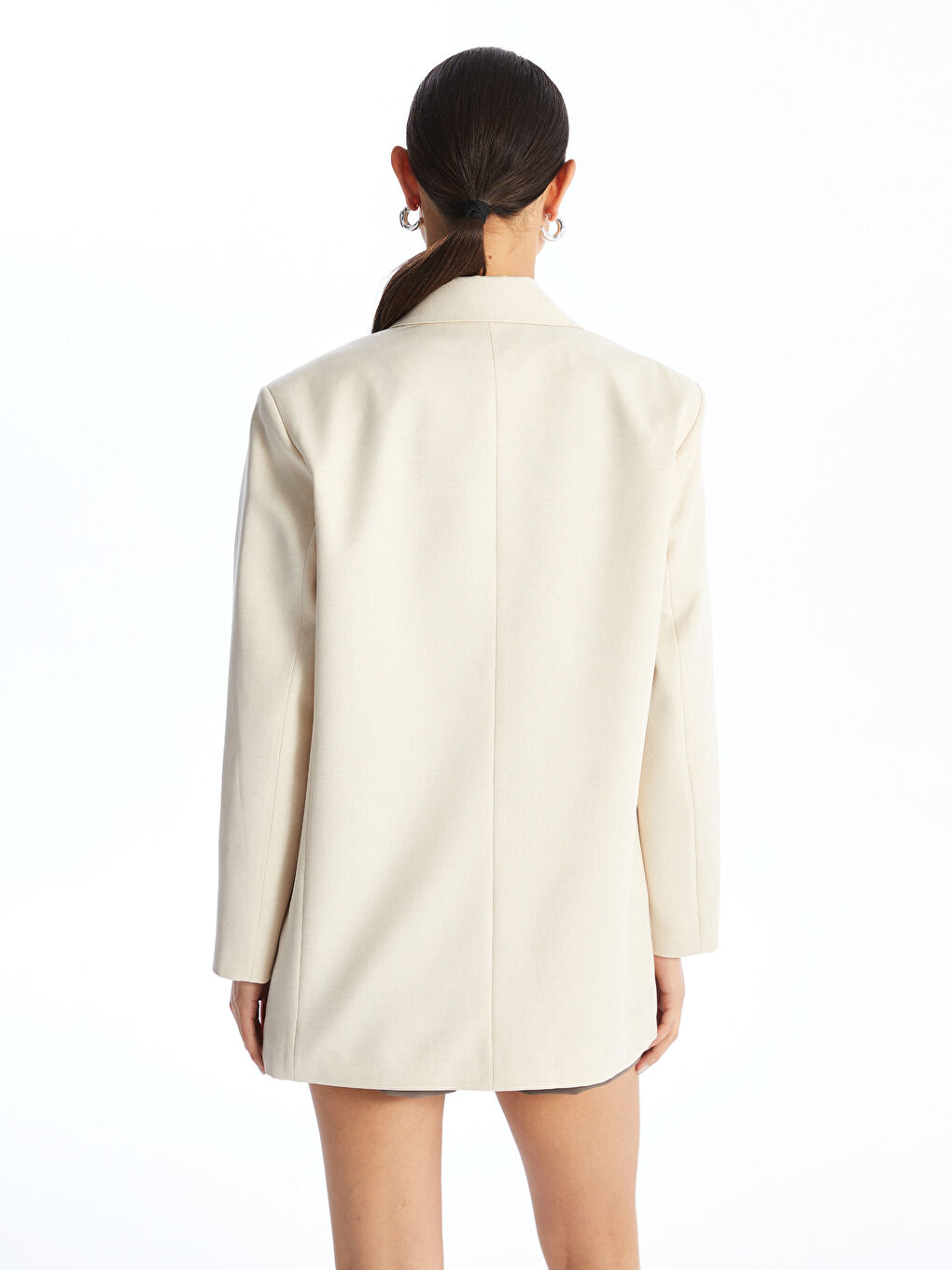 Regular Long Sleeve Women's Blazer Jacket -S4NH85Z8-Q6M