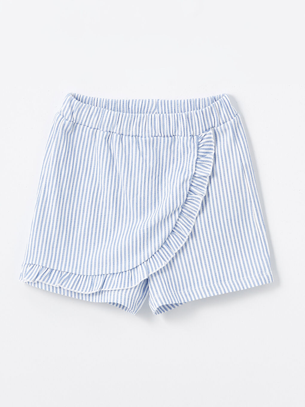 Peter Pan Collar Striped Baby Girls Blouse and Shorts Skirt 2 Pack Set -S4NI59Z1-R9J