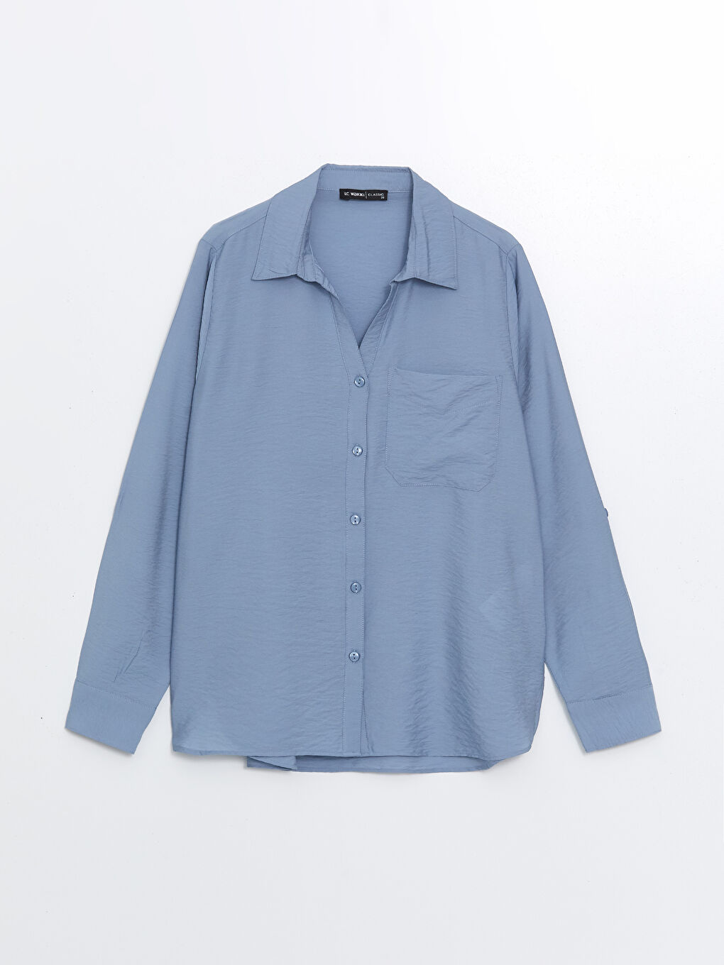 Plain Long Sleeve Women's Shirt -S4NI74Z8-JPV