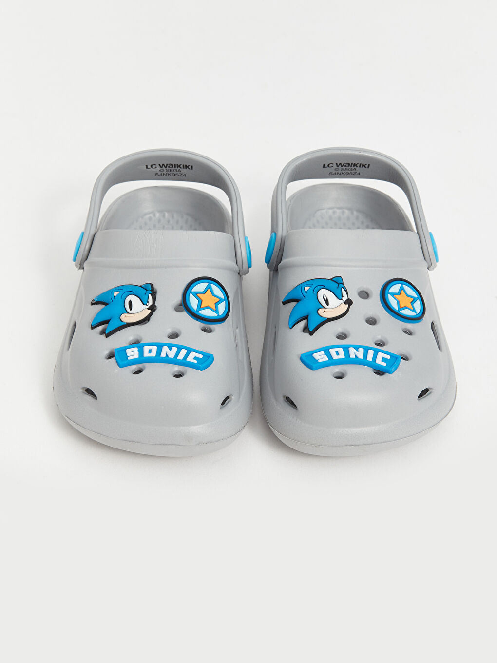 Gri Sonic Baskılı Erkek Çocuk Plaj Sandaleti-2