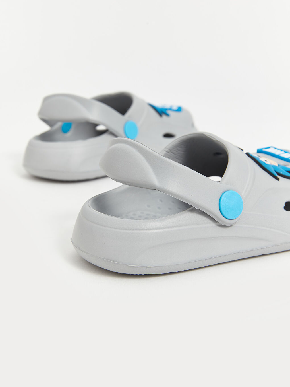 Gri Sonic Baskılı Erkek Çocuk Plaj Sandaleti-4