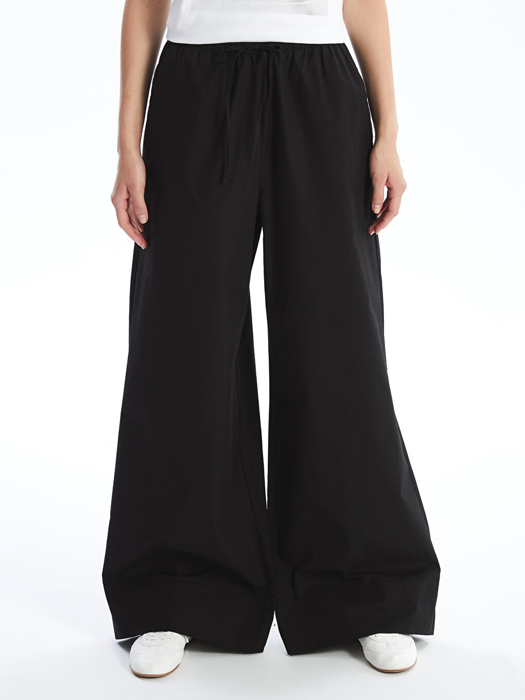 Elastic Waist Regular Bell-Bottoms Women's Trousers -S4NL20Z8-CVL