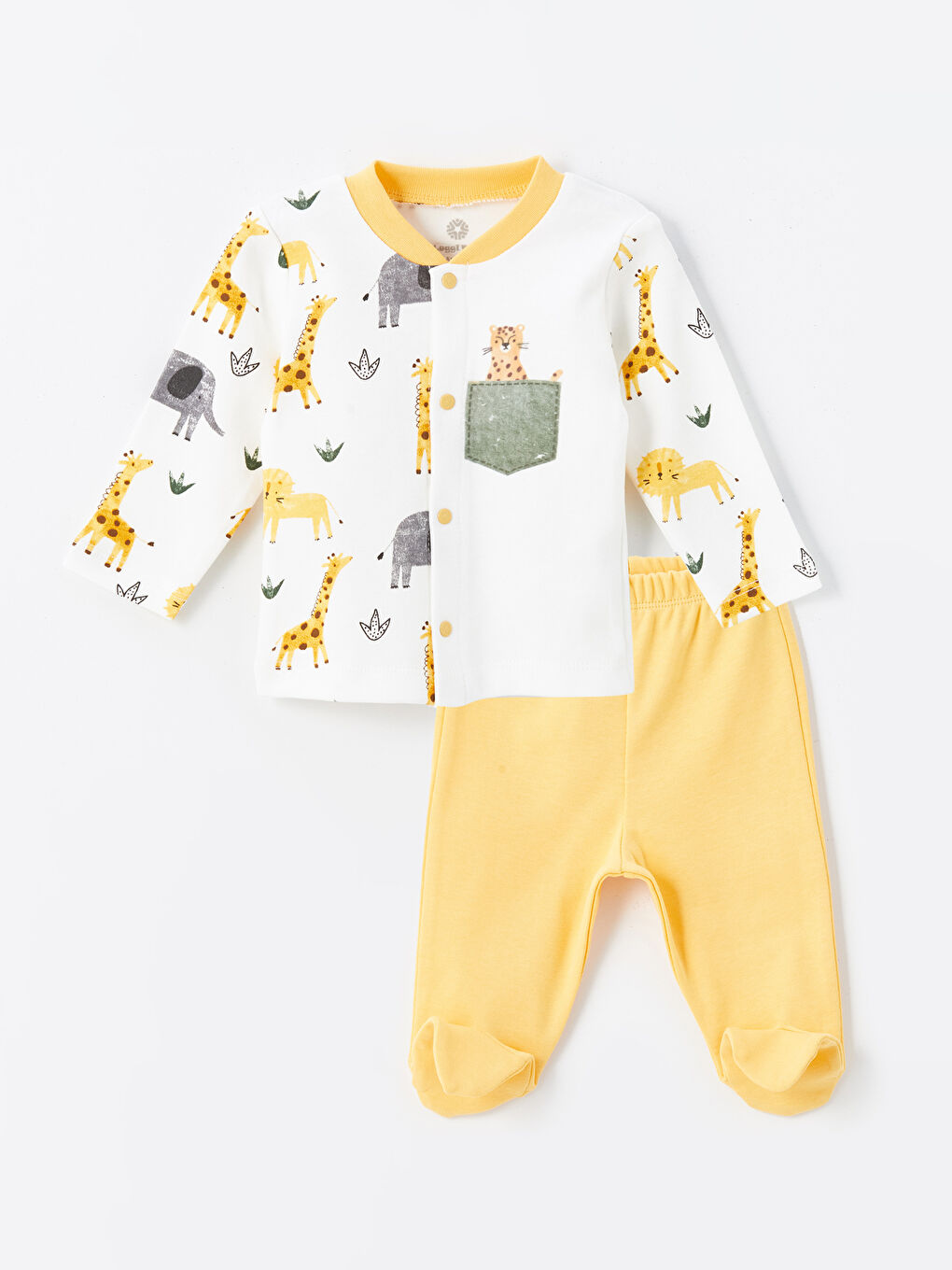 Lila Bisiklet Yaka Erkek Bebek Takım