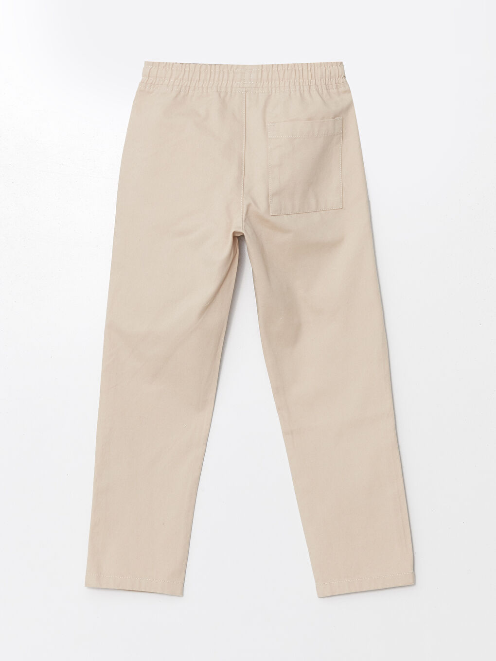 Bej Beli Lastikli Erkek Çocuk Pantolon-1