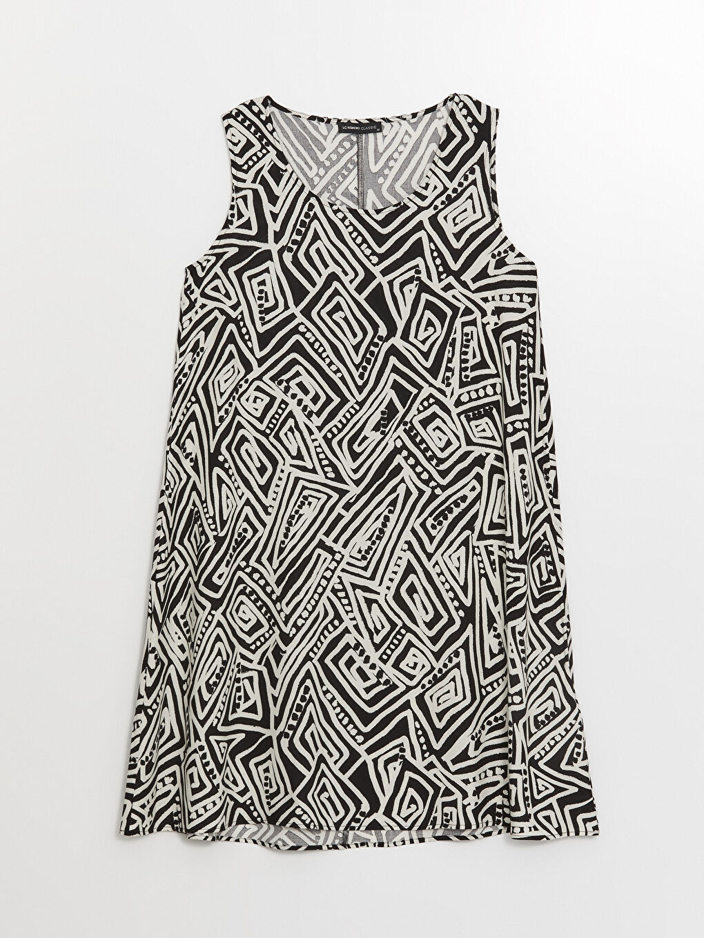 Crew Neck Patterned Women's Dress -S4NM41Z8-LQJ