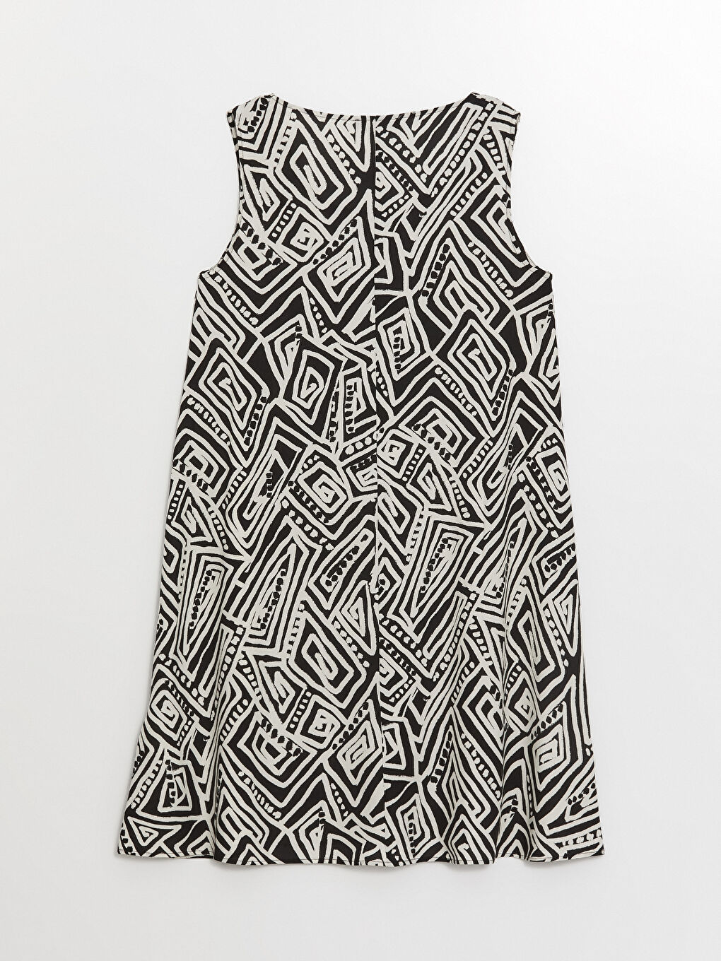 Crew Neck Patterned Women's Dress -S4NM41Z8-LQJ