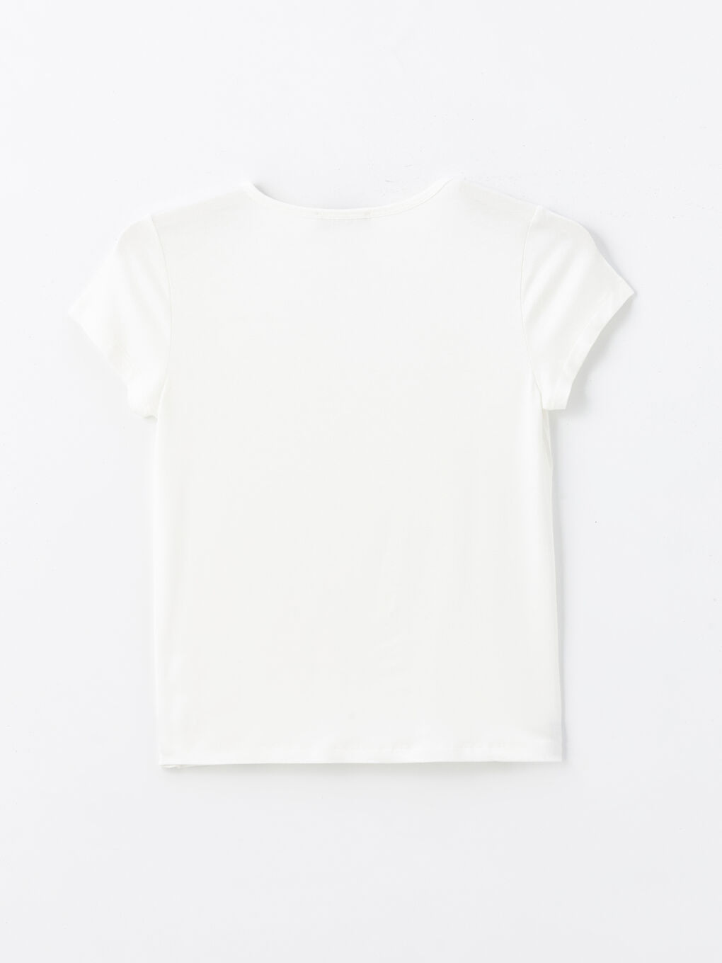 Ekru Bisiklet Yaka Örme Kadın Şortlu Pijama Takım-7