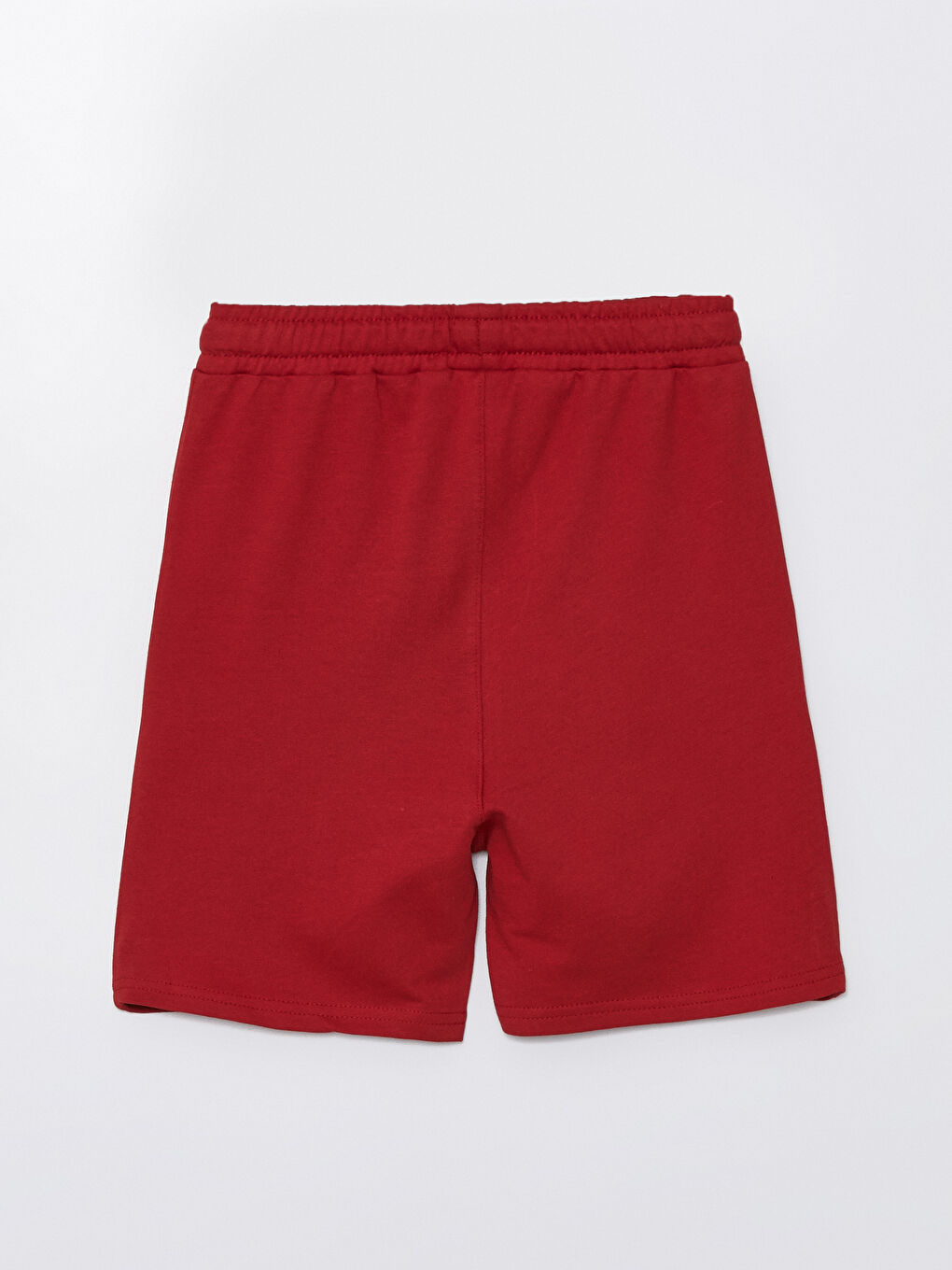 Kırmızı Beli Lastikli Erkek Çocuk Şort-1