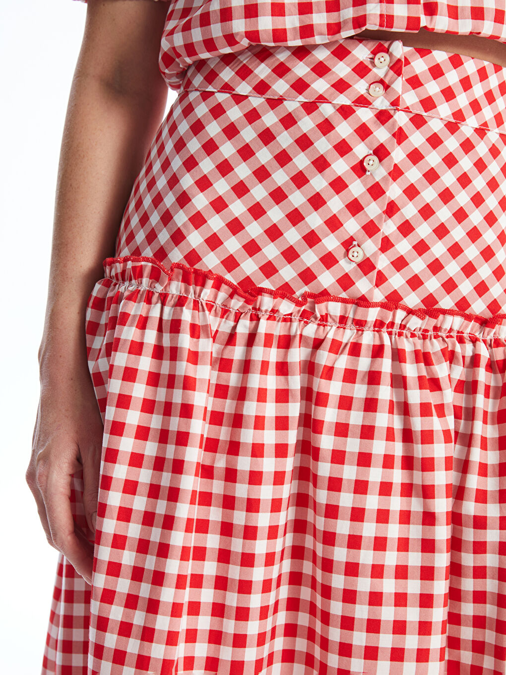 Standard Fit Plaid Women's Skirt -S4NN12Z8-JFW