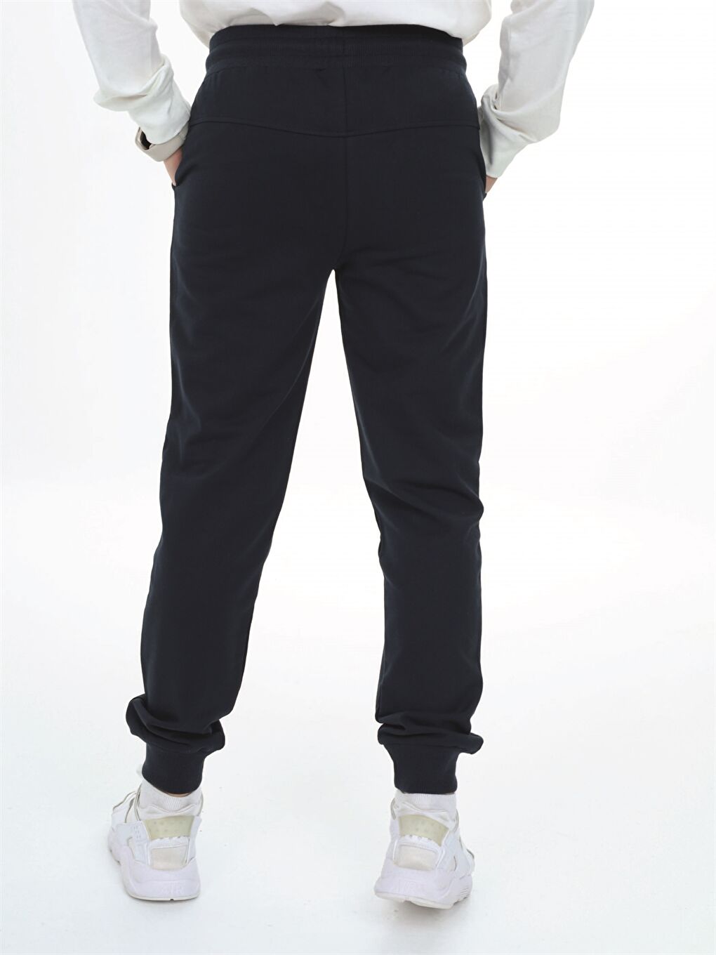 Lacivert Beli Lastikli Baskılı Erkek Çocuk Eşofman Altı-4