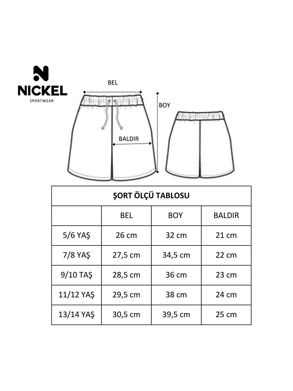 NICKEL Lacivert Beli Lastikli Baskılı Kız Çocuk Şort - 4