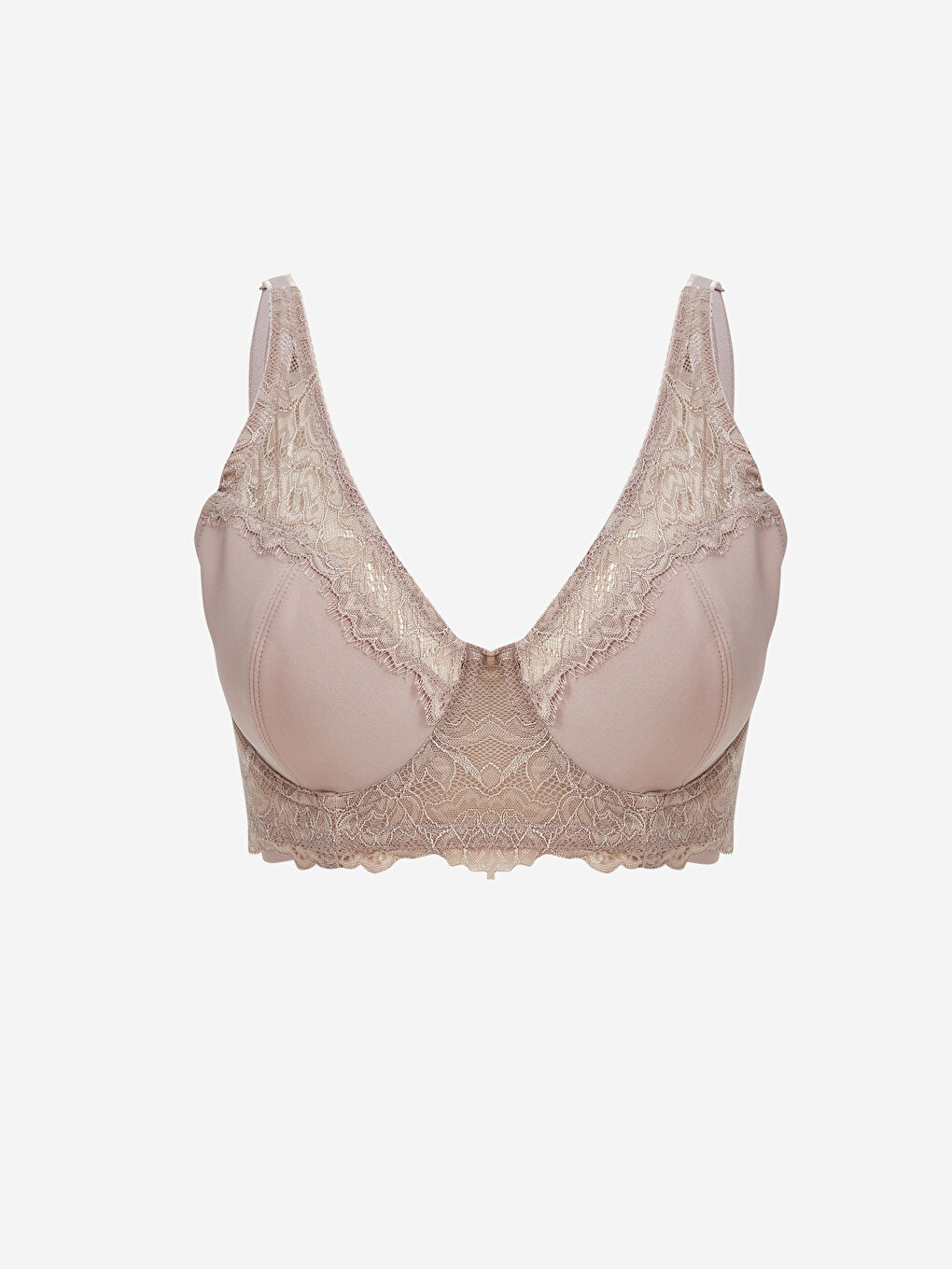 Underwire Unfilled Lace Gathering Bra -S4NO33Z8-GFR