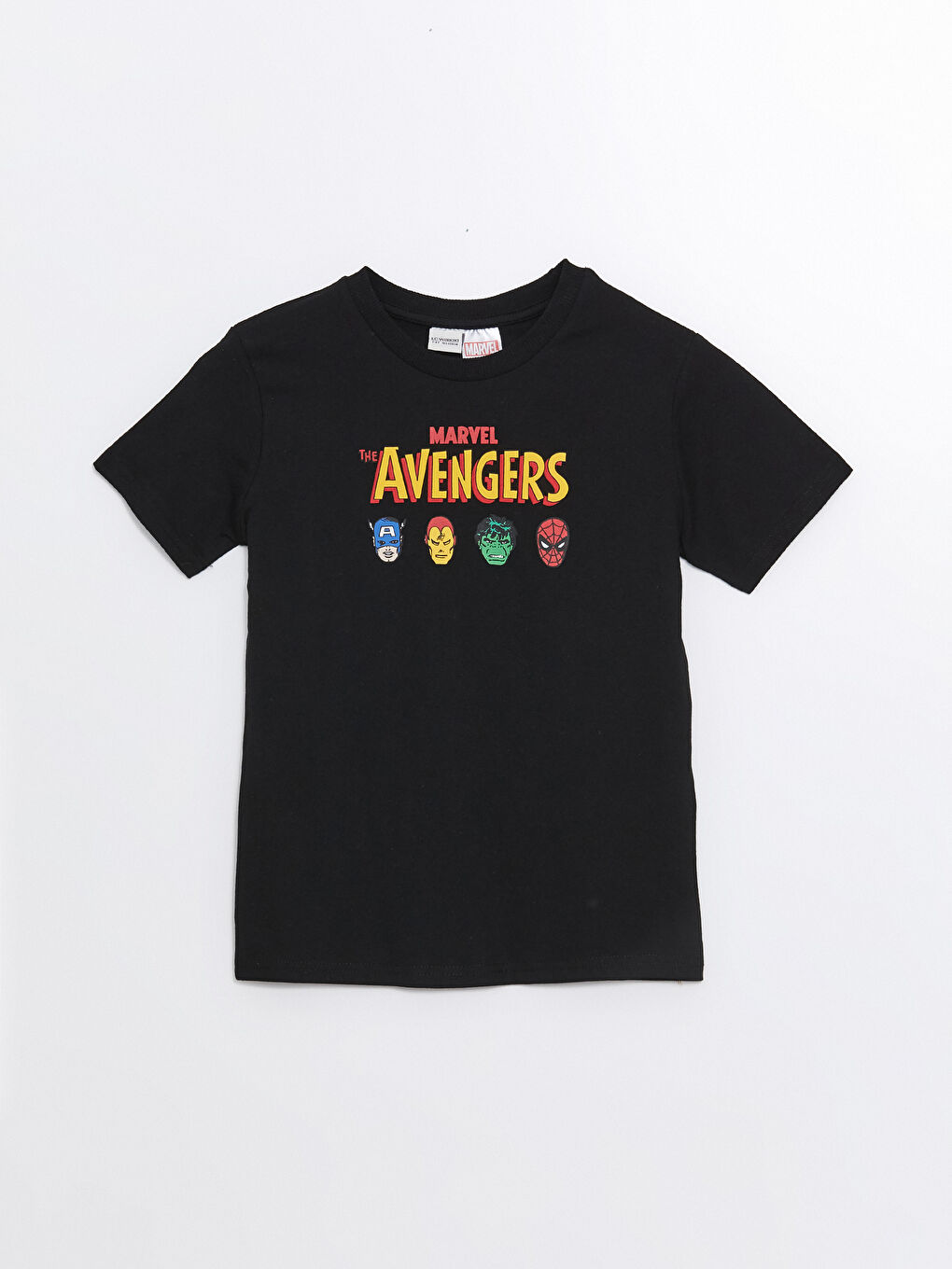 LCW Kids Crew Neck Spider-Man Printed Short Sleeve Boys' T-Shirt -S4NO53Z4-CVL