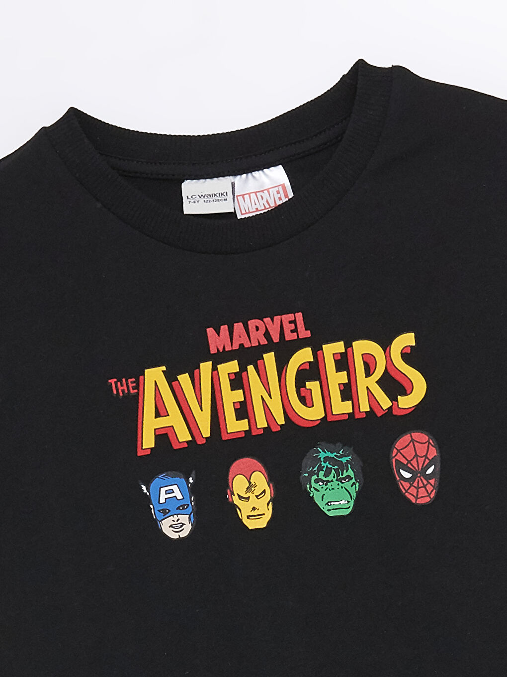 LCW Kids Crew Neck Spider-Man Printed Short Sleeve Boys' T-Shirt -S4NO53Z4-CVL