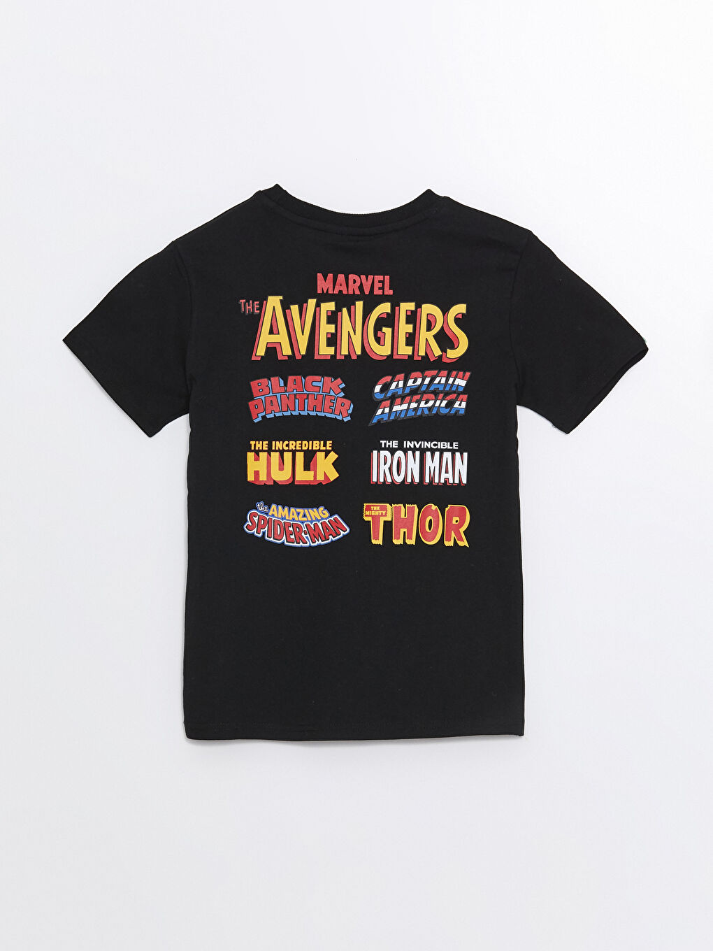 LCW Kids Crew Neck Spider-Man Printed Short Sleeve Boys' T-Shirt -S4NO53Z4-CVL