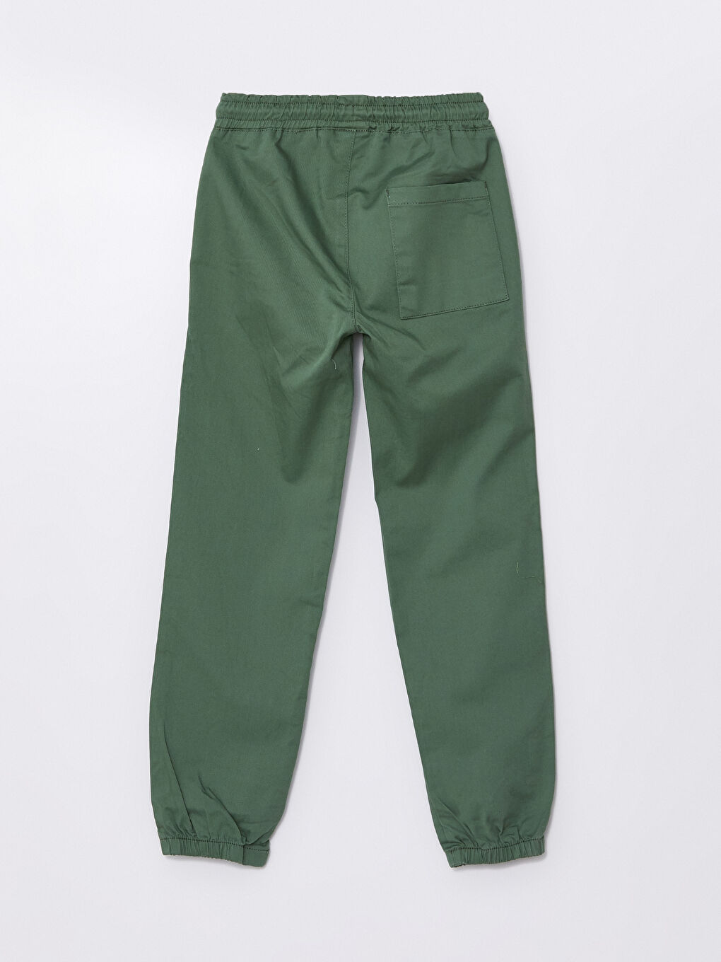 Yeşil Beli Lastikli Erkek Çocuk Jogger Pantolon-2