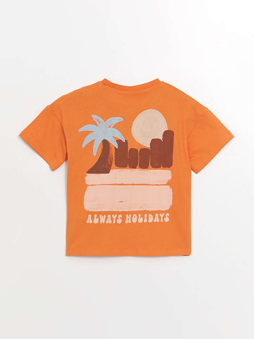 Crew Neck Short Sleeve Printed Baby Boy T-shirt -S4NR58Z1-GCH