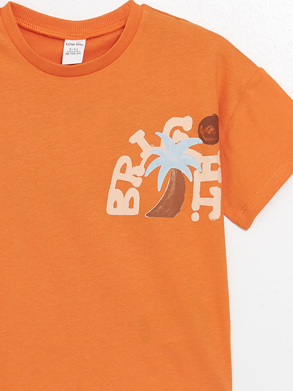 Crew Neck Short Sleeve Printed Baby Boy T-shirt -S4NR58Z1-GCH