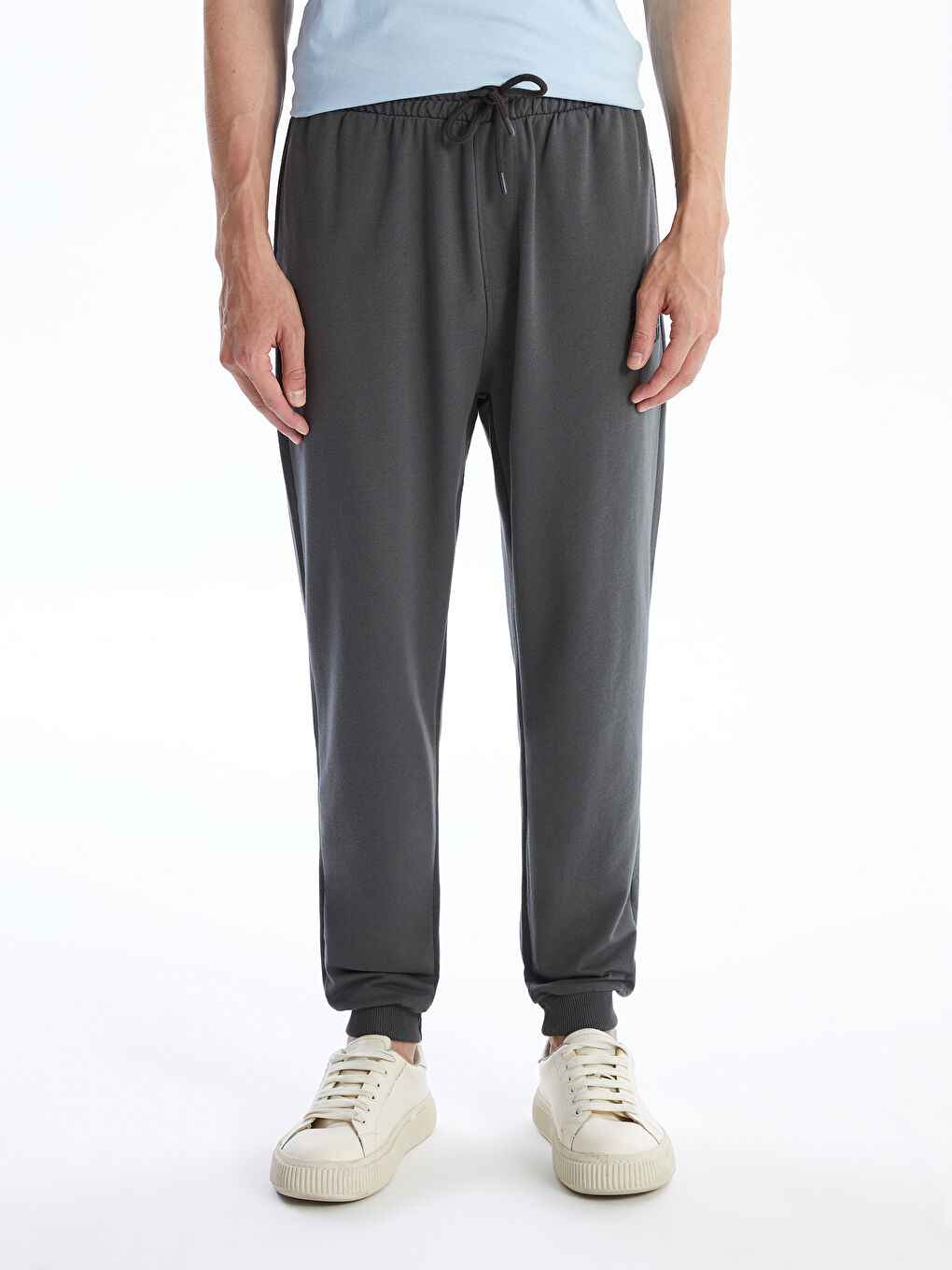 LCW ECO Gri Standart Kalıp Erkek Jogger Eşofman Altı - 1